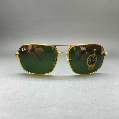 عینک آفتابی مردانه فلزی عدسی شیشه ای ریبن Ray ban مدل ۴۸۵۵