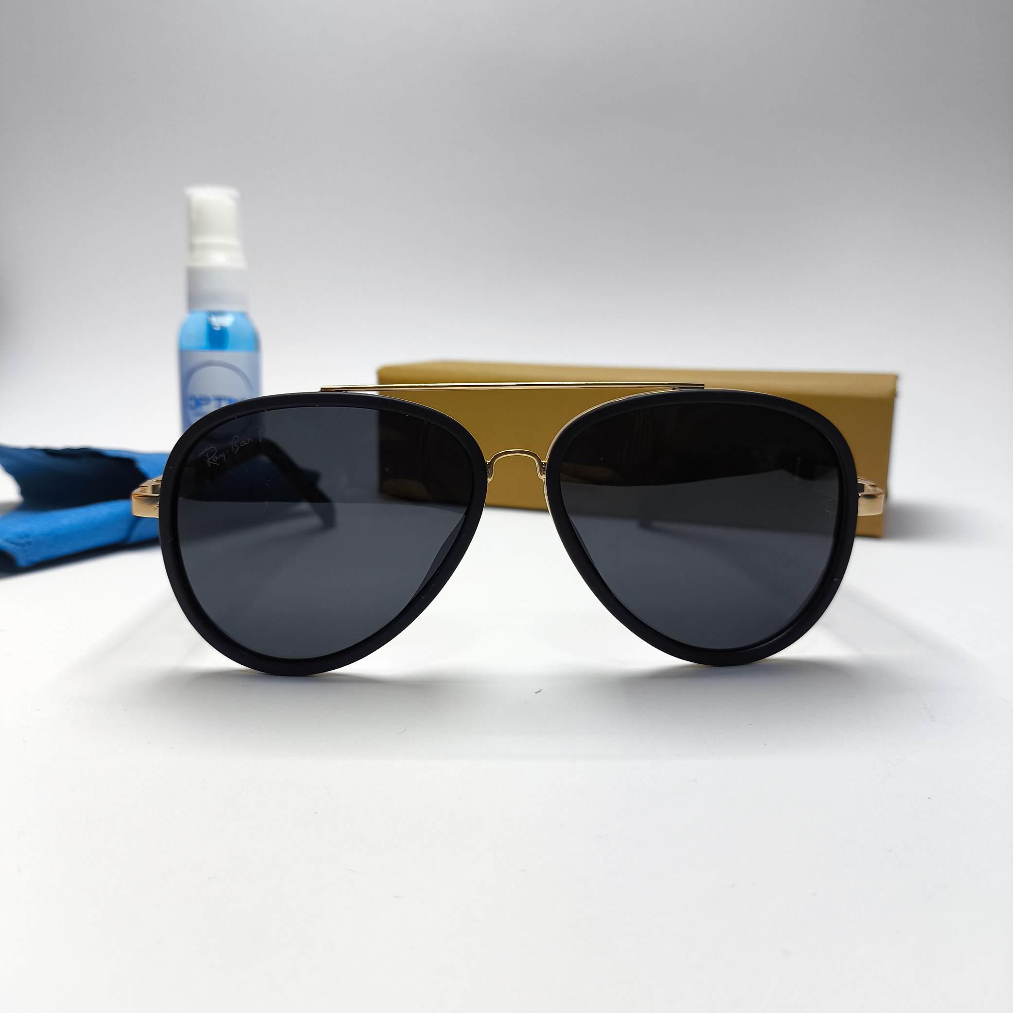 عینک آفتابی مردانه پلاریزه فلزی ریبن Ray ban مدل 18158