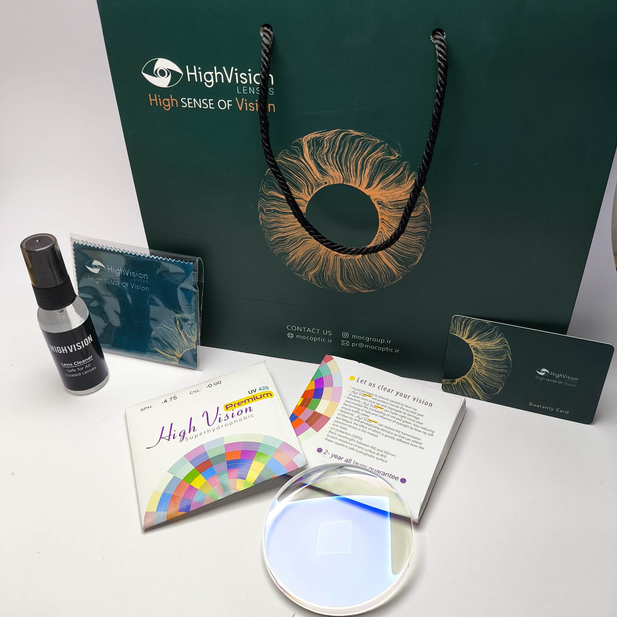 عدسی بلوتوتال 1.56 های ویژن High vision