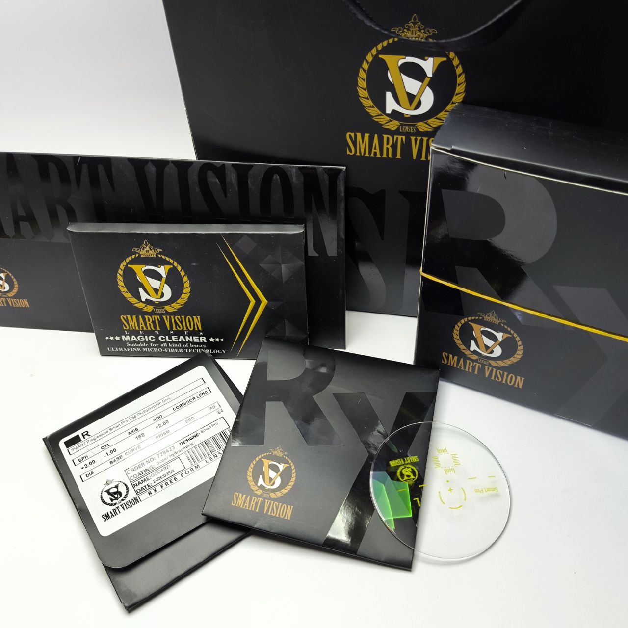 عدسی عینک سفارشی تدریجی 1.56 اسمارت ویژن Smart vision